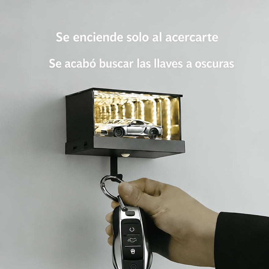 Se enciende solo cuando llegas