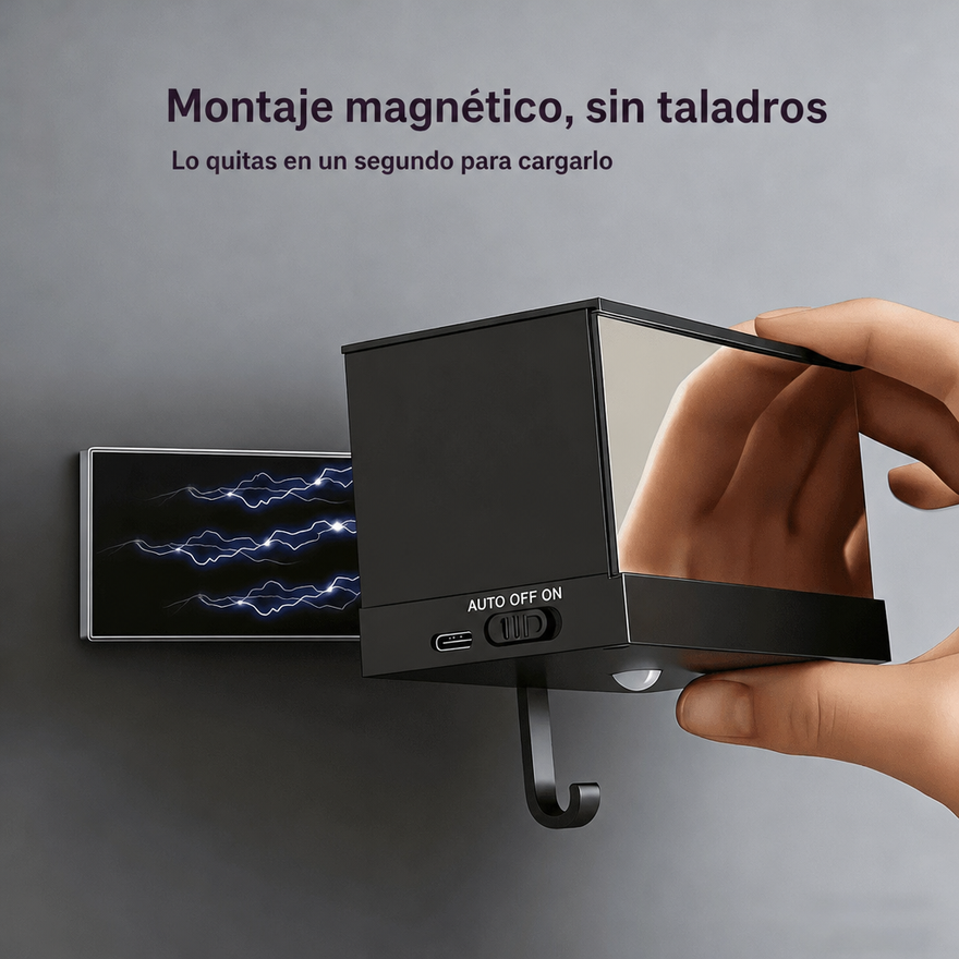 Sin taladros ni cables